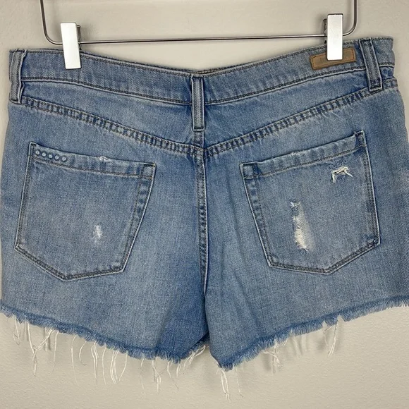 Blank NYC | Tomboy Short | Distressed Cutoff Shorts | Frayed Hem | Size 29 - Picture 4 of 7